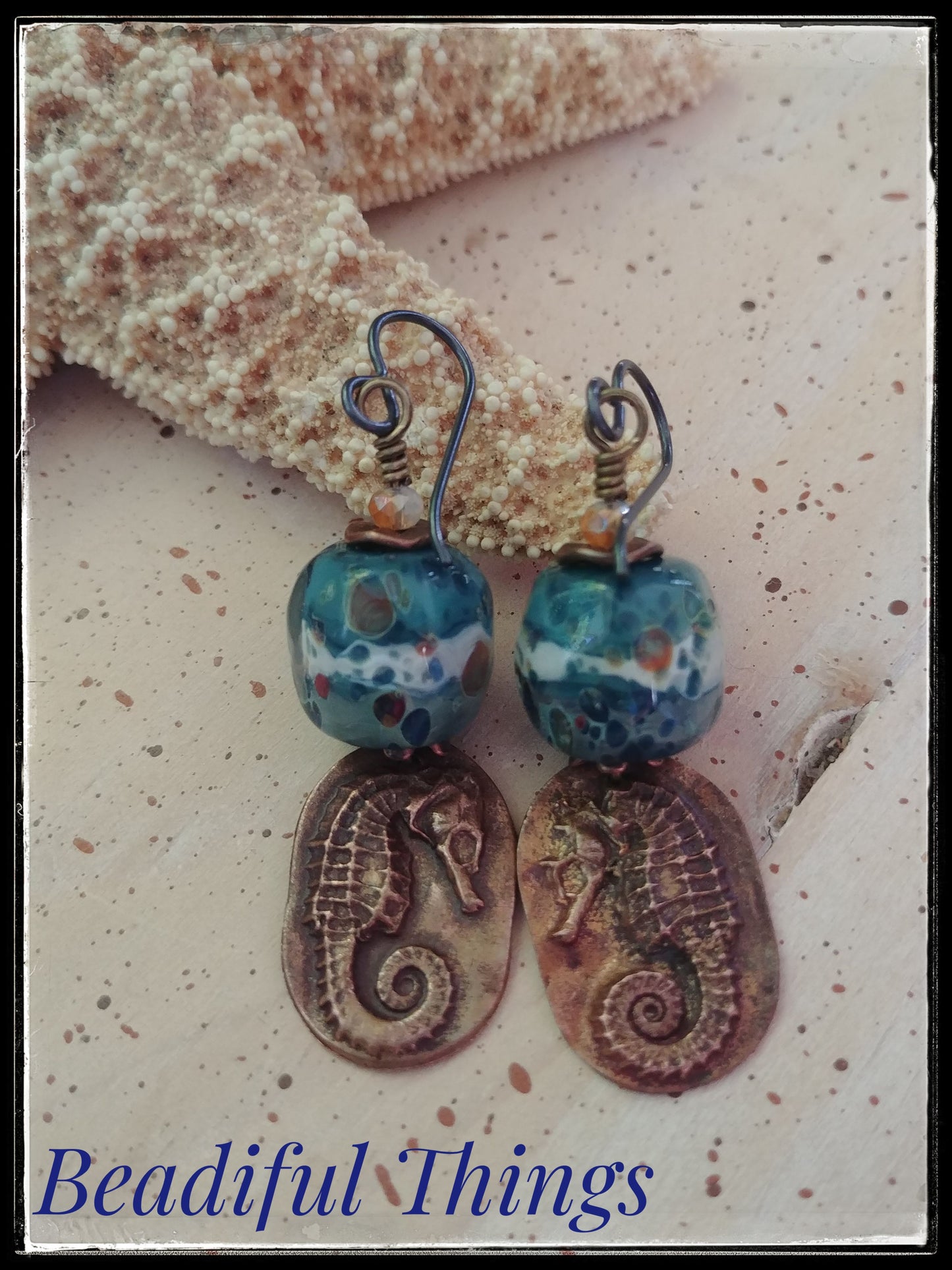 Seahorse earrings