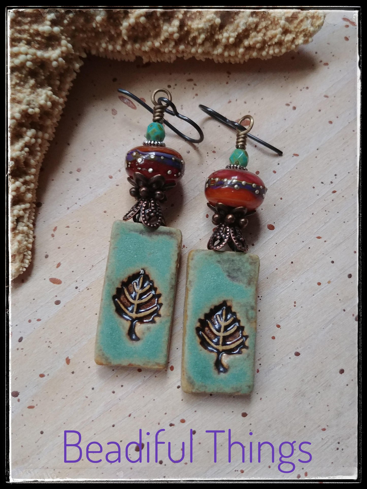 Leaf earrings