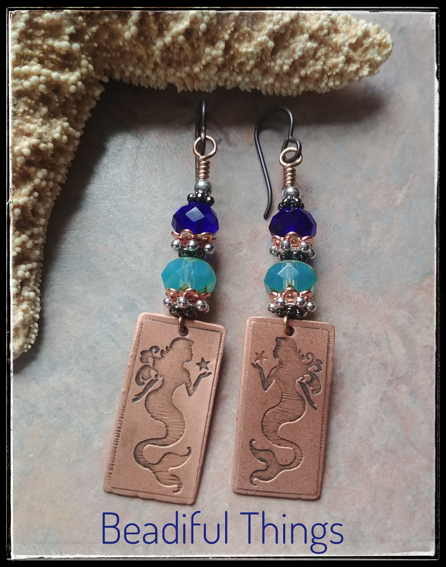 Mermaid earrings