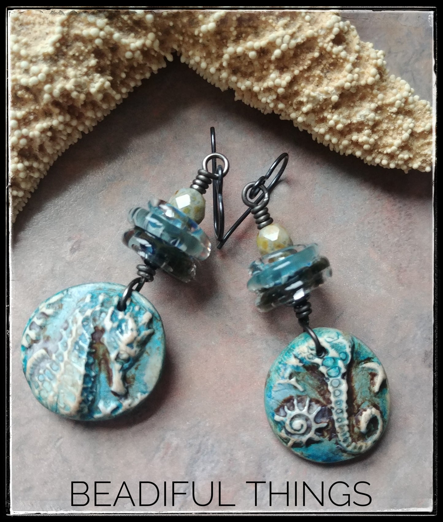 Seahorse earrings