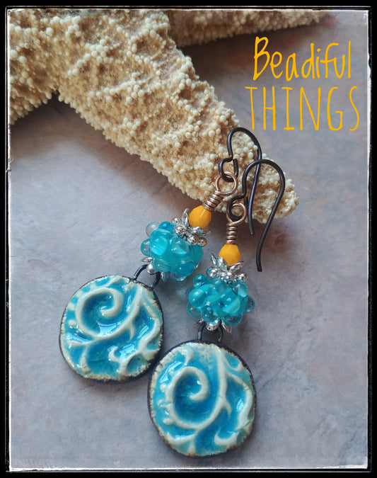 Bumps & Swirls earrings