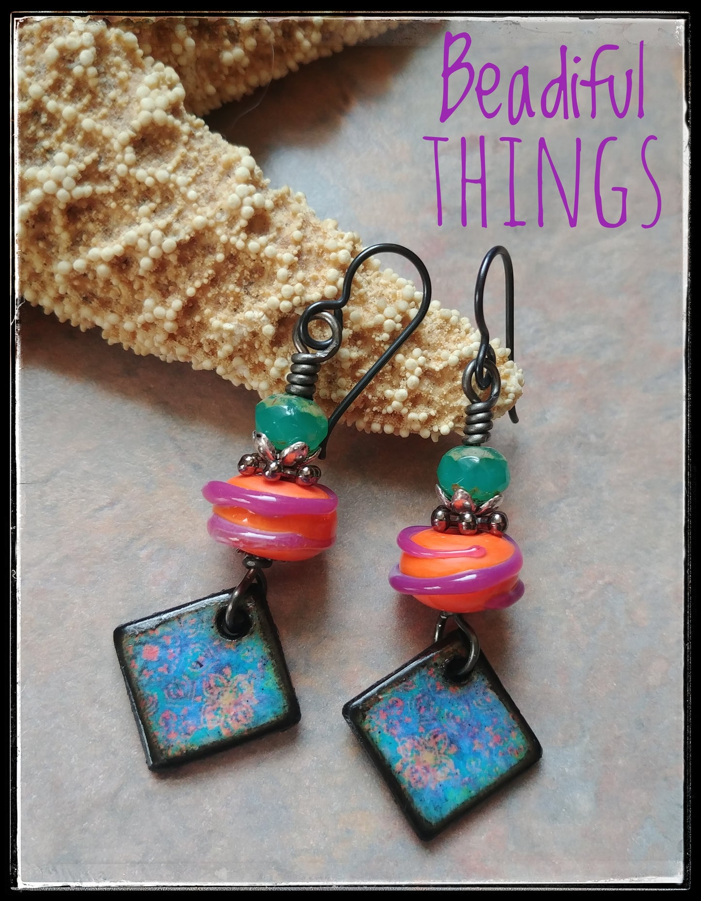 Colorful earrings