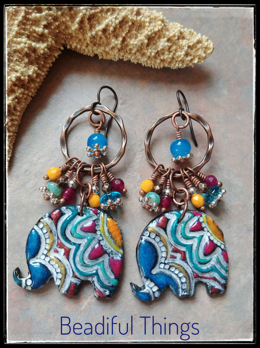 Elephant earrings