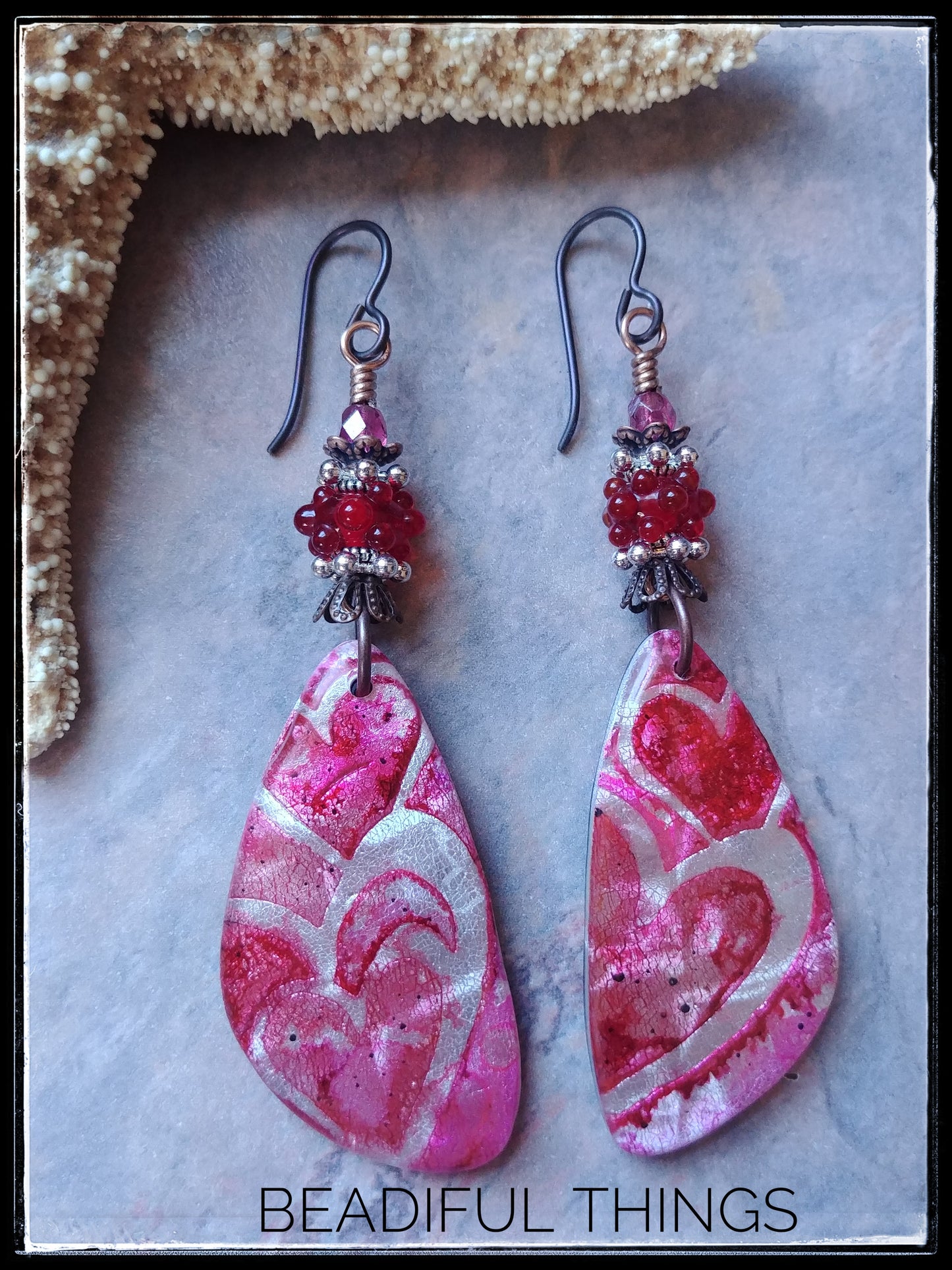 Valentine earrings