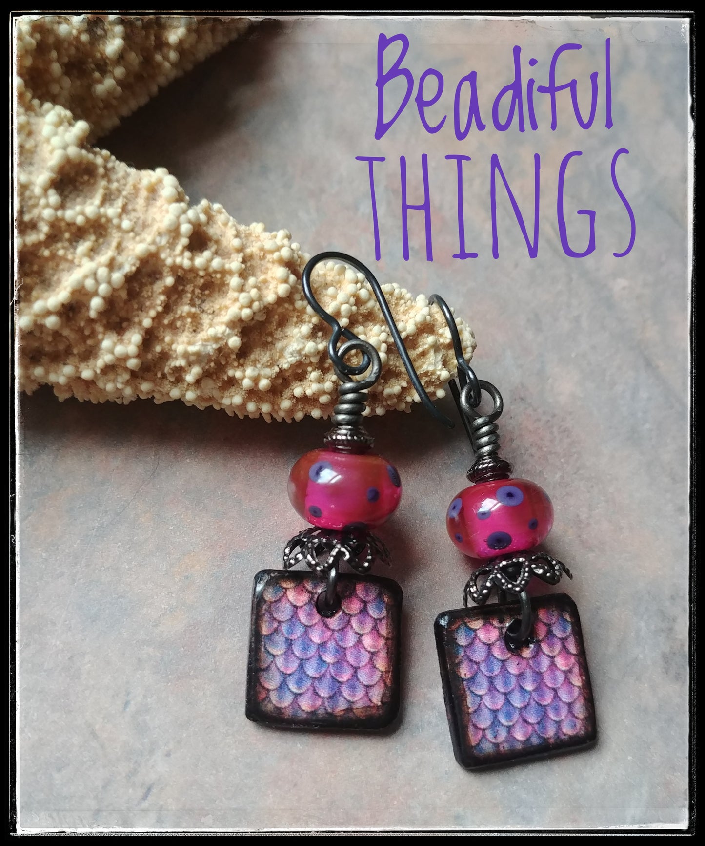 Mermaid Scale earrings