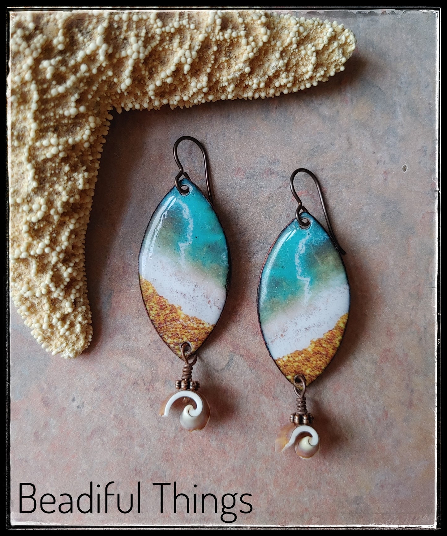 Shoreline earrings