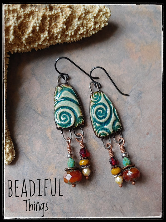 Boho Swirls earrings