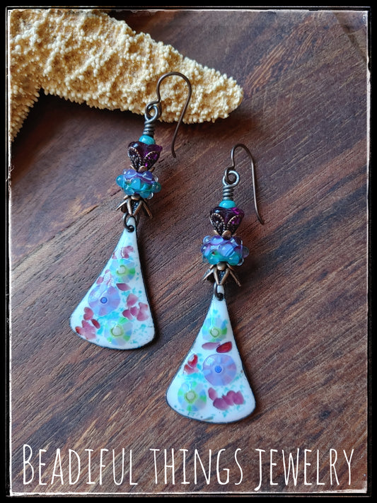 Shades of Spring earrings