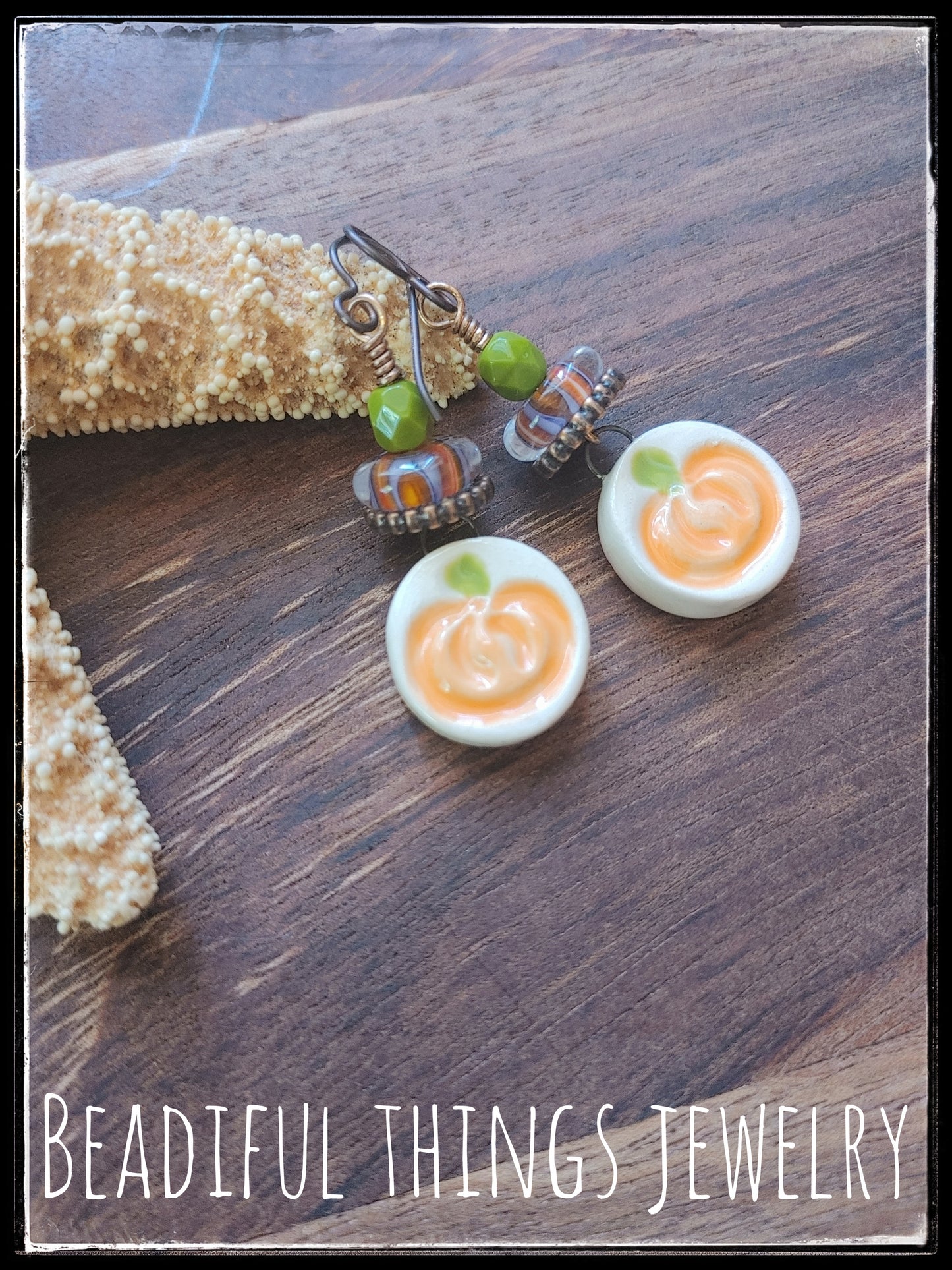 Sweet Pumpkin earrings