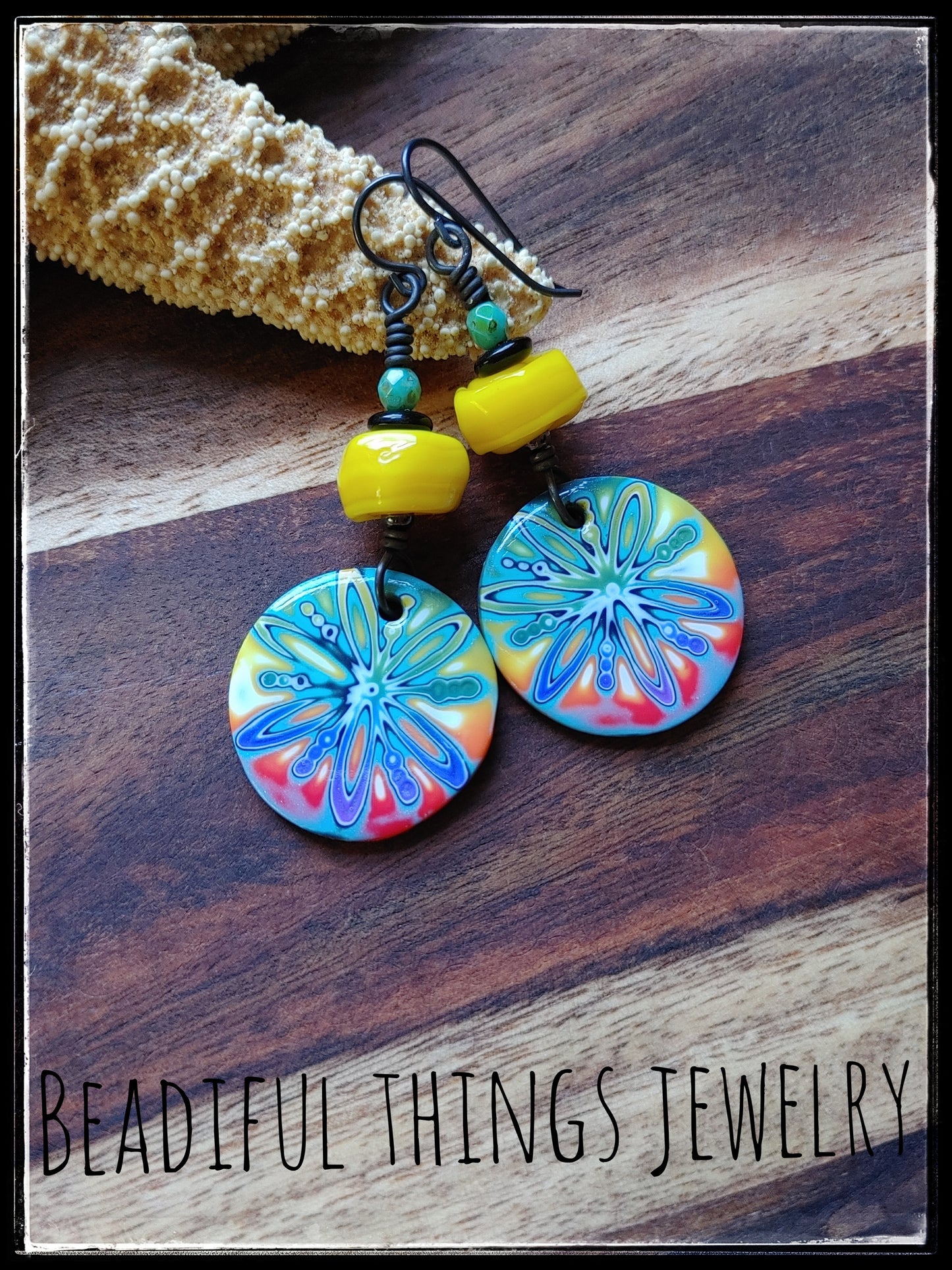 Tie Dye Vibe earrings