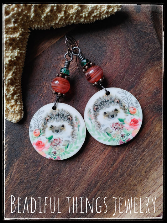 Hedgehog Cuties earrings